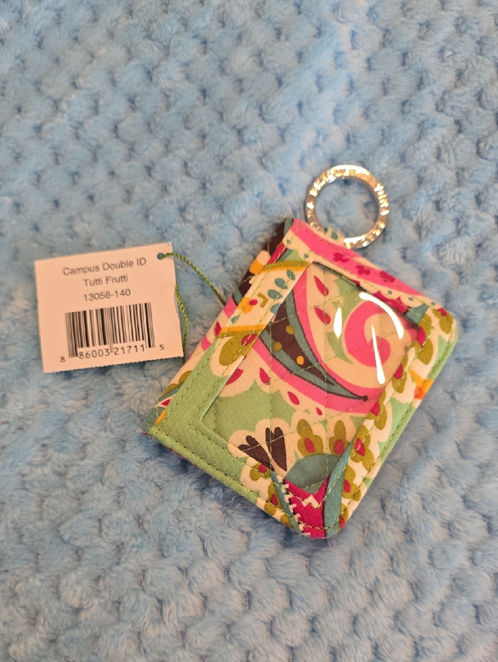 NWT Vera Bradley retired TUTTI FRUTTI Campus Double ID.